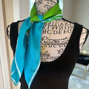 Elegant Blue and Green Women's Scarf